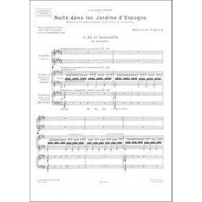 Nuits Dans Les Jardins D'Espagne : Impressions Symphoniques Pour Piano & Orchestre